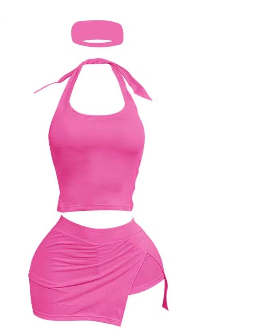 “CLASSY GIRL”TENNIS SKIRT SET