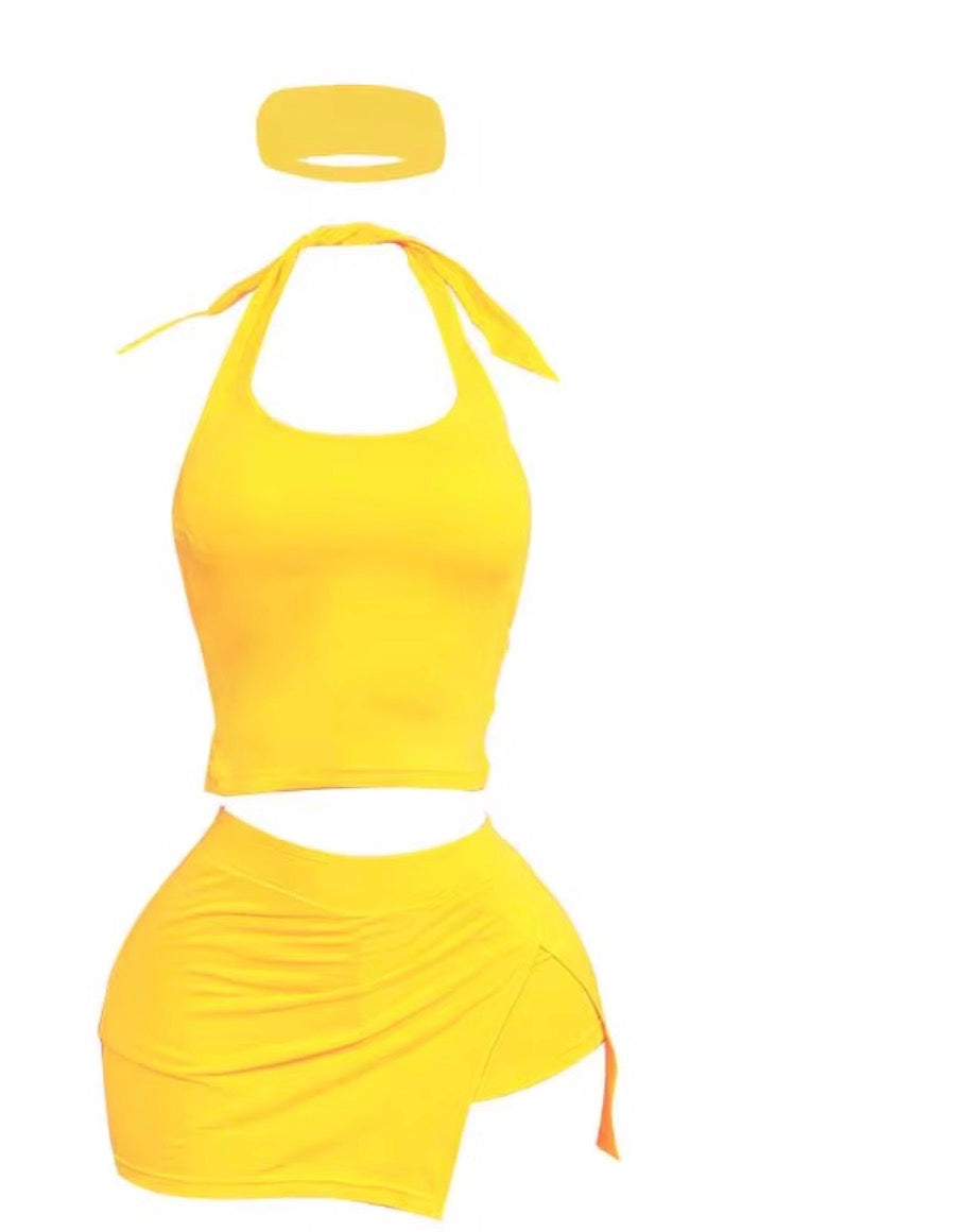 “CLASSY GIRL”TENNIS SKIRT SET