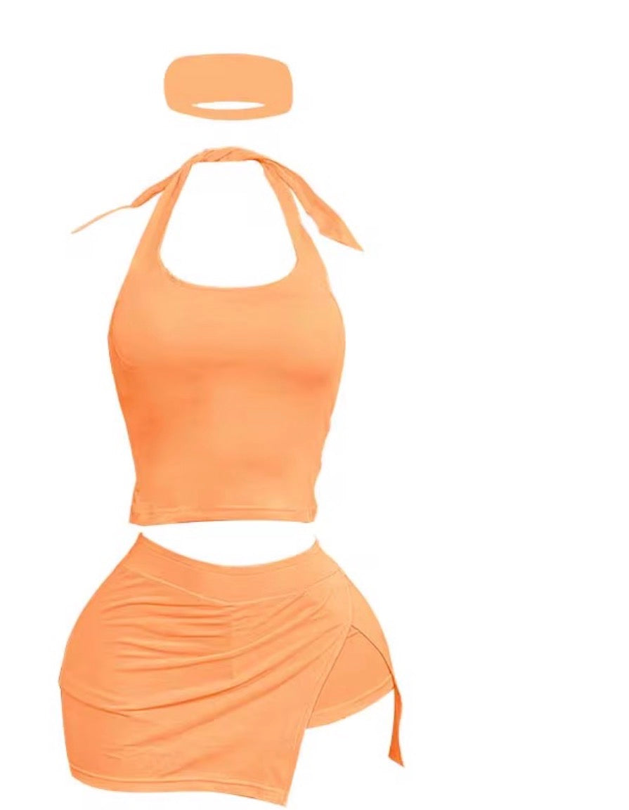 “CLASSY GIRL”TENNIS SKIRT SET